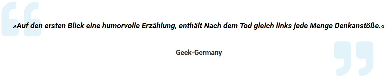 Testimonial Geek-Germany.de